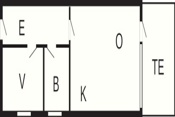 Foto van 4 persoons vakantie huis op een vakantie park in Faaborg - FloorPlan