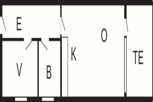 Foto van 4 persoons vakantie huis op een vakantie park in Fanø - FloorPlan