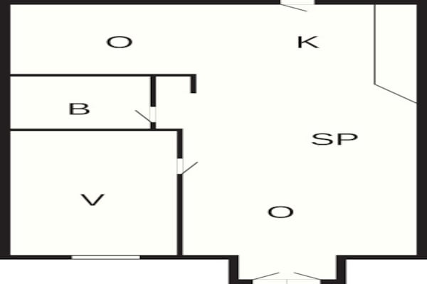 Foto van 6 persoons vakantie huis op een vakantie park in Hejls - FloorPlan