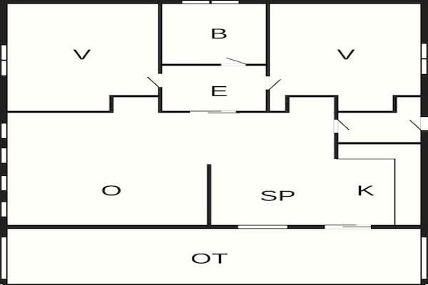 Foto van 6 persoons vakantie huis in Gilleleje - Vakantiehuis in Gilleleje - FloorPlan