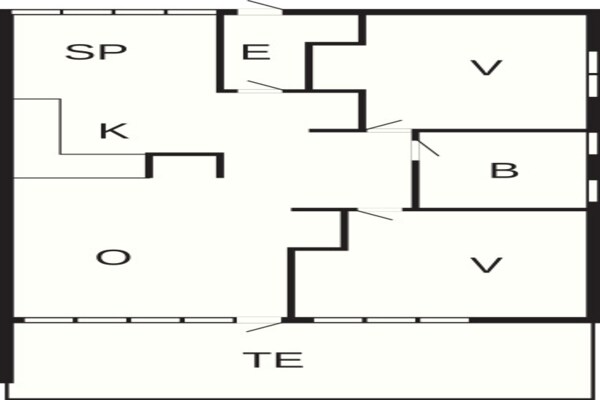 Foto van 6 persoons vakantiehuis in Væggerløse - Vakantiehuis in Væggerløse - FloorPlan