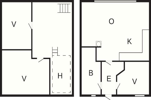 Foto van 8 persoons vakantie huis op een vakantie park in Blåvand - FloorPlan