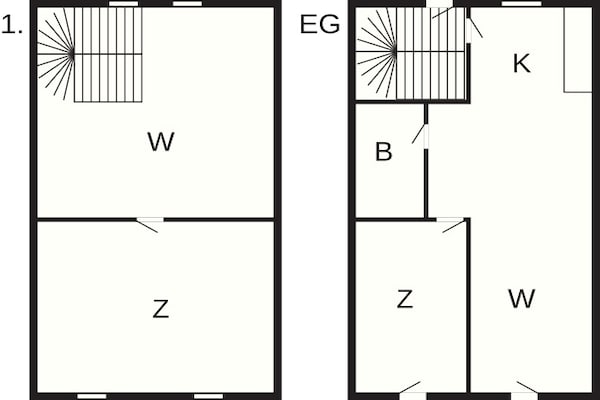 Foto van 6 persoons vakantie huis op een vakantie park in Blåvand - FloorPlan