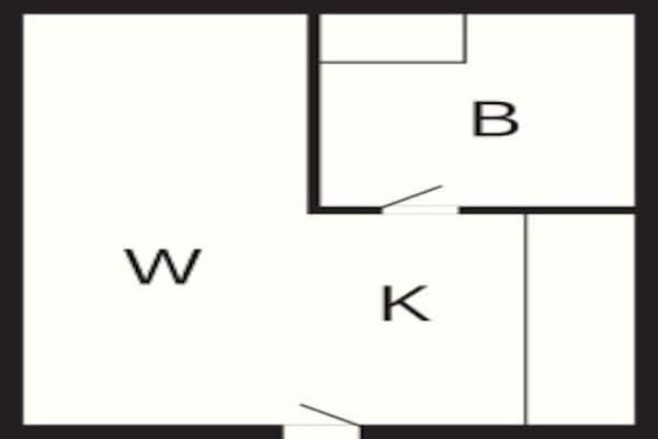 Foto van 2 persoons vakantie huis op een vakantie park in Blåvand - FloorPlan