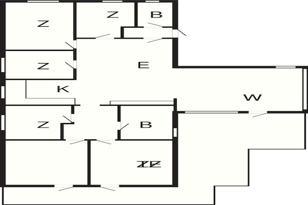 Foto van Vakantiehuis in een vakantiecentrum - Vakantiehuis in Blåvand - FloorPlan