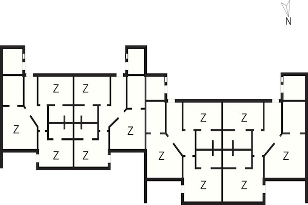 Foto van Gezellige Deense kamer voor solo-verblijven - Vakantiehuis in Lemvig - FloorPlan
