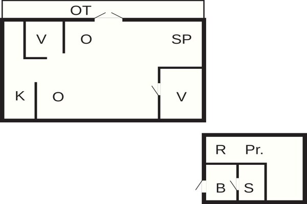 Foto van 6 persoons vakantie huis in Gilleleje-By Traum - Vakantiehuis in Gilleleje - FloorPlan