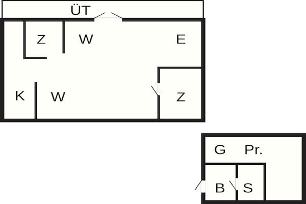 Foto van 6 persoons vakantie huis in Gilleleje-By Traum - Vakantiehuis in Gilleleje - FloorPlan