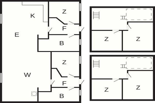 Foto van Groot vakantiehuis, Blåvand - Vakantiehuis in Blåvand - FloorPlan