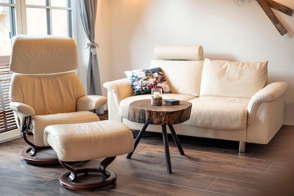 Foto van Luxe chalet met prive sauna, nabij een zwemmeer - Vakantiehuis in Uttendorf - LivingRoom