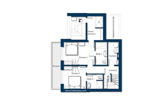 Foto van Luxe chalet met uitzicht en sauna - Vakantiehuis in Neukirchen - FloorPlan