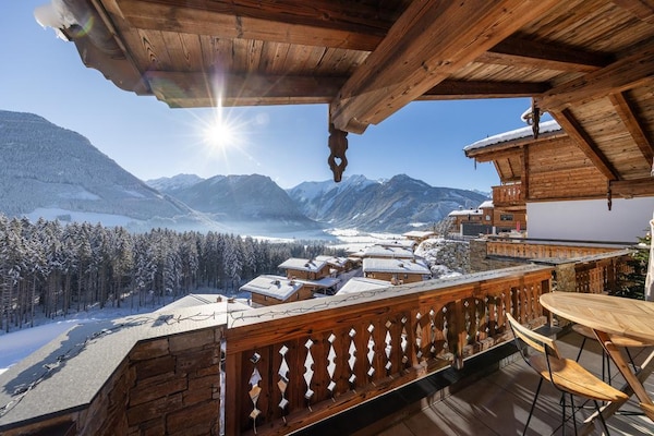 Foto van Rossberg Chalet met panoramisch uitzicht - Vakantiehuis in Neukirchen - ViewWinter
