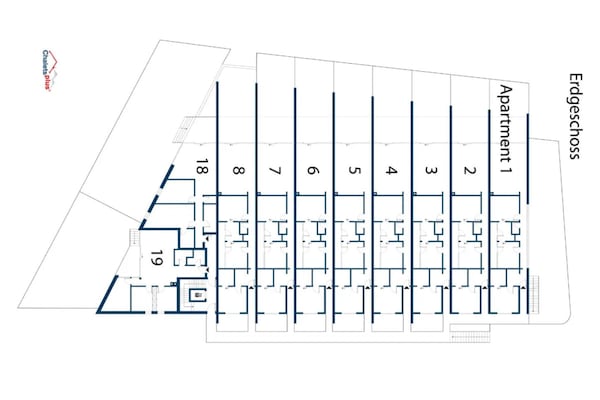 Foto van Licht appartement met tuin voor 8 personen - Vakantiehuis in Neukirchen am Großvenediger - FloorPlan