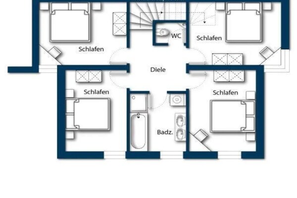 Foto van Schilderachtig chalet in een vallei in Oostenrijk - Vakantiehuis in Wald-Königsleiten - FloorPlan