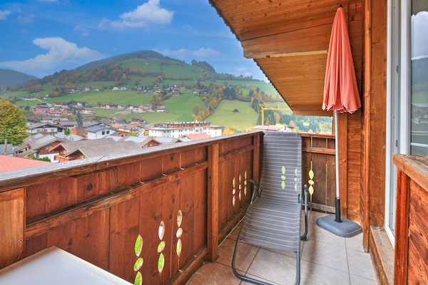 Foto van Licht Vicky Appartement met infraroodsauna - Vakantiehuis in Wildschönau - TerraceBalcony