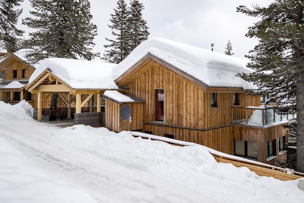Foto van Chalet bij skigebied in Oostenrijk met sauna - Vakantiehuis in Turracherhöhe - ExteriorWinter