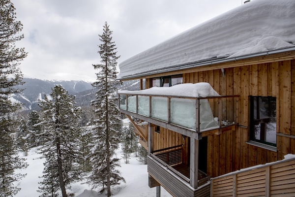 Foto van Chalet bij skigebied in Oostenrijk met sauna - Vakantiehuis in Turracherhöhe - ViewWinter
