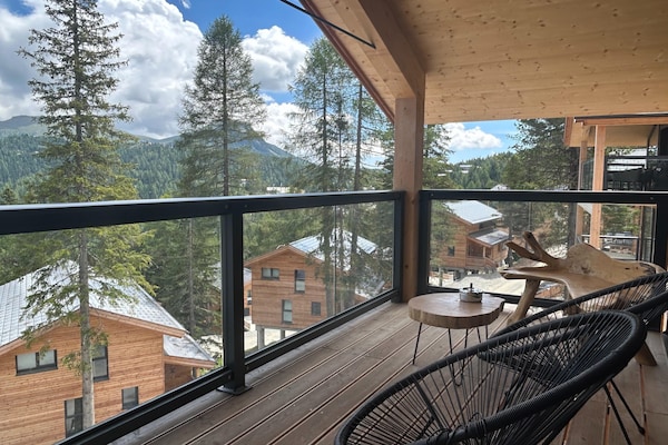 Foto van Luxe chalet met binnensauna - Vakantiehuis in Turrach - TerraceBalcony