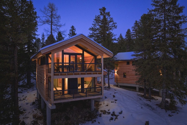 Foto van Luxe chalet met privésauna - Vakantiehuis in Turrach - ExteriorWinter