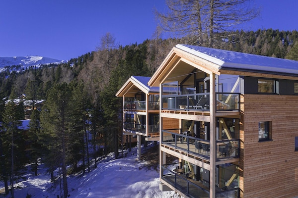 Foto van Luxe chalet met privésauna - Vakantiehuis in Turrach - ExteriorWinter