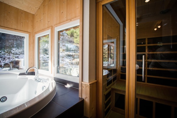 Foto van Vrijstaand chalet in Turracherhöhe met een sauna - Vakantiehuis in Turracherhöhe - Wellness