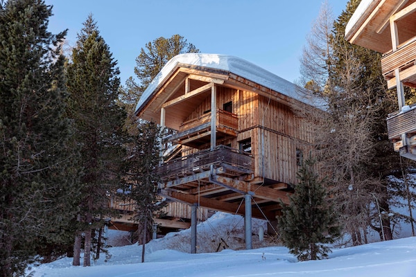 Foto van Chalet op Turracher Höhe bij Skiliften - Vakantiehuis in Turracherhöhe - ExteriorWinter