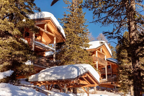 Foto van Chalet op Turracher Höhe bij Skiliften - Vakantiehuis in Turracherhöhe - ExteriorWinter