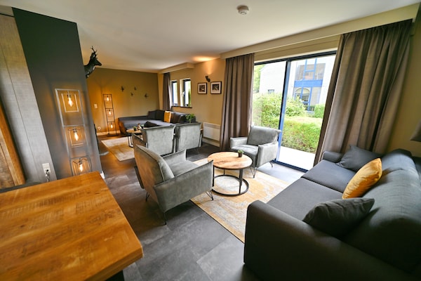 Foto van Modern Appartement in België met Bubbelbad - Vakantiehuis in Durbuy - LivingRoom