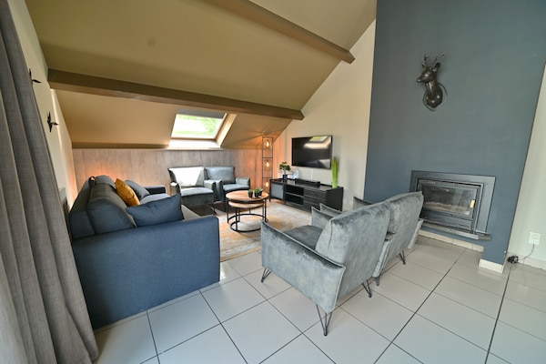 Foto van Appartement in België met bubbelbad - Vakantiehuis in Durbuy - LivingRoom