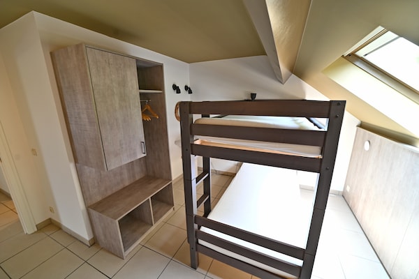 Foto van Appartement in België met bubbelbad - Vakantiehuis in Durbuy - BedRoom
