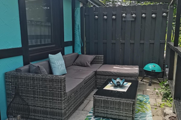 Foto van Vakantiehuis in Duitsland met natuurpracht - Vakantiehuis in Ronshausen - TerraceBalcony