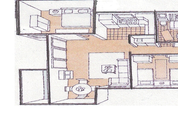Foto van Bungalow im Feriendorf Uslar mit Gartenterrasse - Vakantiehuis in Uslar - FloorPlan