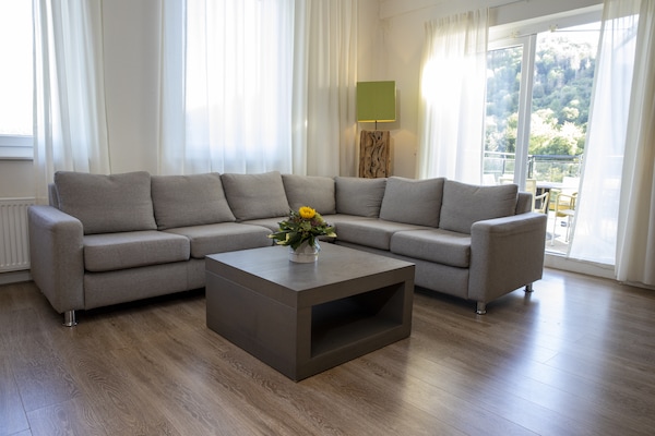 Foto van Modern penthouse met sauna - Vakantiehuis in Heimbach - LivingRoom