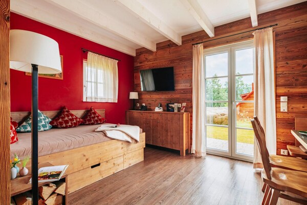 Foto van Twee-onder-een-kapwoningen, turfhuis - Vakantiehuis in Torfhaus - LivingRoom