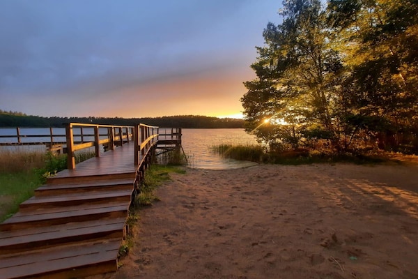 Foto van Halfvrijstaande woning in natuurgebied Drewitz. - Vakantiehuis in Drewitz - WaterView