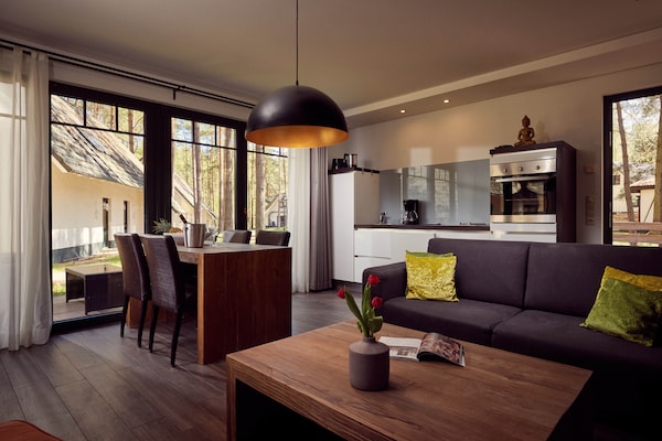 Foto van Halfvrijstaande woning in natuurgebied Drewitz. - Vakantiehuis in Drewitz - LivingRoom