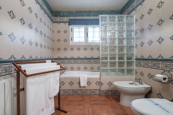Foto van Vakantiehuis in Herrera aan de rivier de Tajo - Vakantiehuis in Herrera de Alcántara - BathRoom