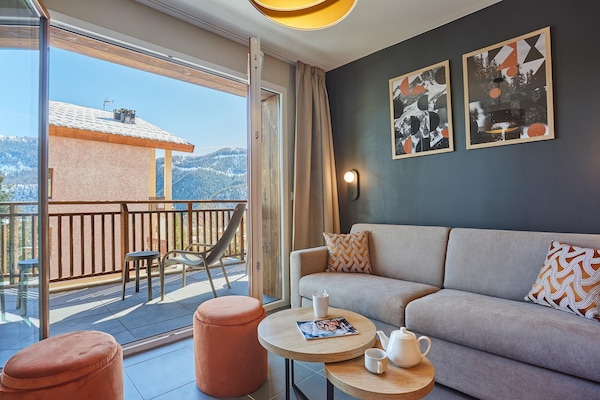 Foto van Appartement in Auron met zwembad & wellness - Vakantiehuis in Auron - LivingRoom