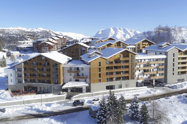 Foto van Appartement in L'Éclose met Bergzicht - Vakantiehuis in Huez - ViewWinter