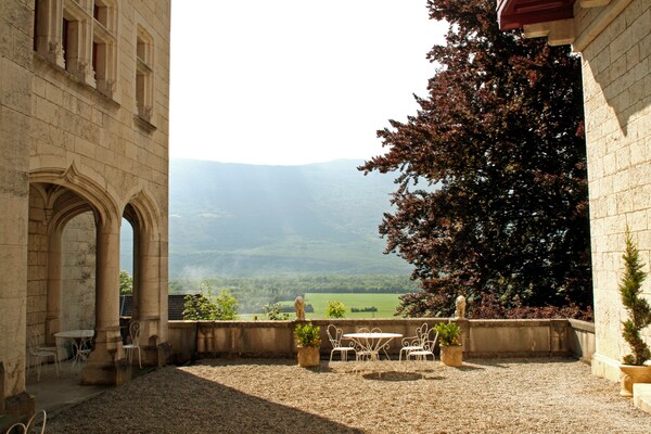 Foto van Huis in de Rhônevallei nabij skigebieden - Vakantiehuis in Serrieres en Chautagne - TerraceBalcony