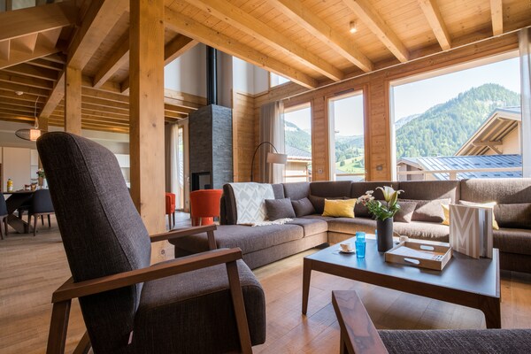 Foto van Luxe chalet nabij Megève - Vakantiehuis in Praz-sur-Arly - LivingRoom