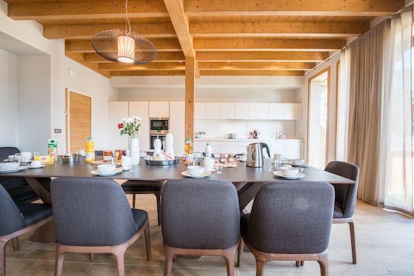 Foto van Luxe chalet nabij Megève - Vakantiehuis in Praz-sur-Arly - DiningRoom