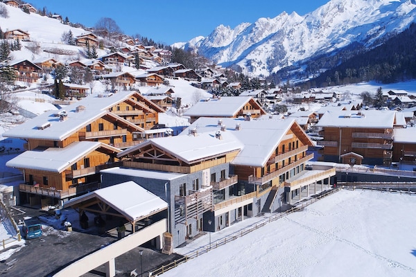 Foto van Chic appartement in chaletstijl - Vakantiehuis in La Clusaz - ExteriorWinter