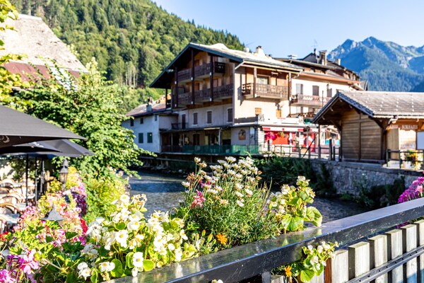 Foto van Zonnig terras en toegang tot de skipistes - Vakantiehuis in Abondance - AreaSummer1KM