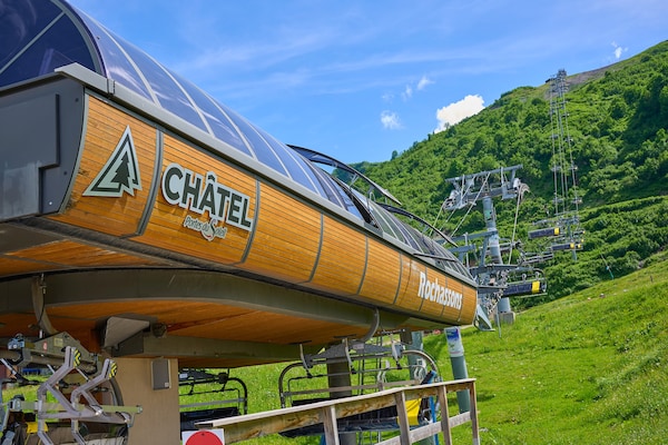 Foto van Zonnig terras en toegang tot de skipistes - Vakantiehuis in Abondance - AreaSummer1KM