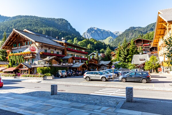 Foto van Zonnig terras en toegang tot de skipistes - Vakantiehuis in Abondance - AreaSummer5KM