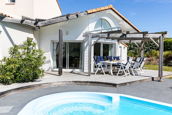 Foto van Villa in Frankrijk met privézwembad - Vakantiehuis in Les Sables d’Olonne - TerraceBalcony