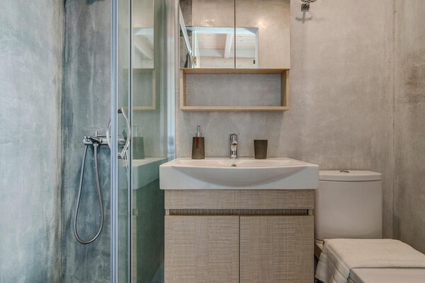 Foto van Vakantiehuis in Kretenzische landelijke stijl - Vakantiehuis in Kastellos - BathRoom