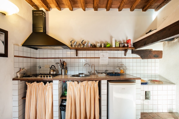 Foto van Wijnproeverijen, heuvels en Toscaanse huizen - Vakantiehuis in San Casciano in Val di Pesa - Kitchen
