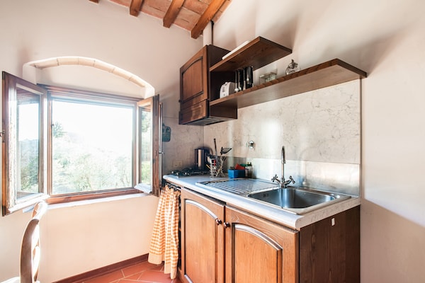 Foto van Wijnproeverijen, heuvels en Toscaanse huizen - Vakantiehuis in San Casciano in Val di Pesa - Kitchen